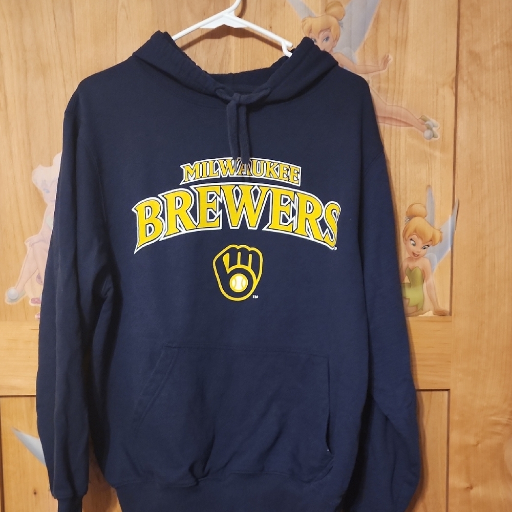 Genuine Merchandise Blue Milwaukee Brewers Hoodie